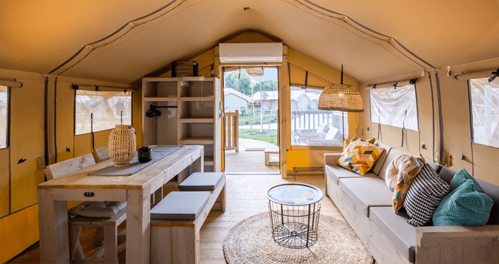 Glamping in Dutch Tents in the Valley of Springs